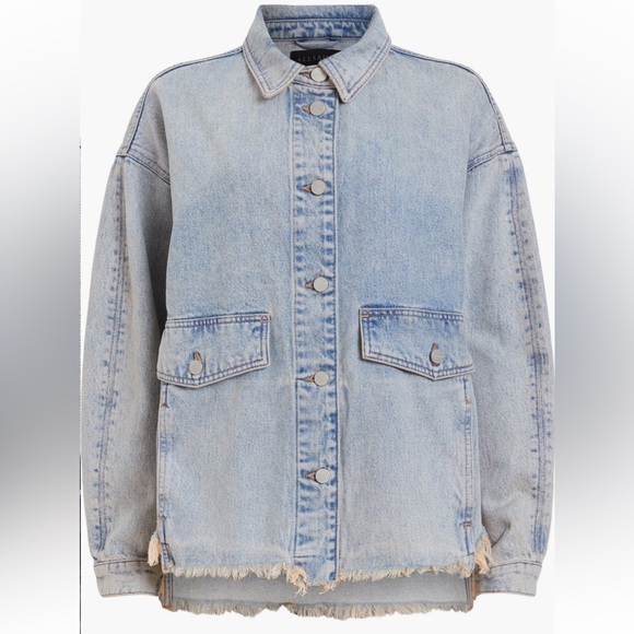 Allsaints Hettie Denim Shaket - Picture 6 of 8